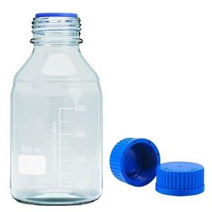 500ml Graduated Glass Reagent Media Bottle
