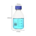 500ml Graduated Glass Reagent Media Bottle