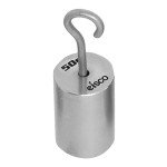 50g Stainless Steel Hooked Weight - Eisco Labs