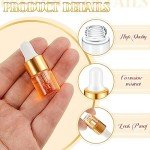 200 Pcs Mini Glass Dropper Bottles - 2 ml