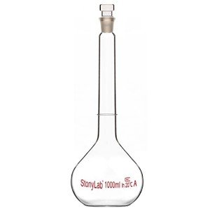 Stonylab Class A Glass Volumetric Flask - 1000 ml