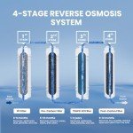 4-Stage Midea Reverse Osmosis Water Filtration System