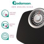Adamson A25 Analog Bathroom Scale - 400 LB Limit
