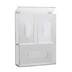 Acrylic Wall-Mounted Glove and Mask Dispenser