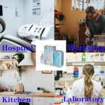 Triple Hygiene Dispenser Station with Acrylic Holder