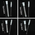 6PCS Clear Glass Test Tubes for Lab Experiments