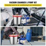 3 Gallon Stainless Steel Vacuum Chamber Kit