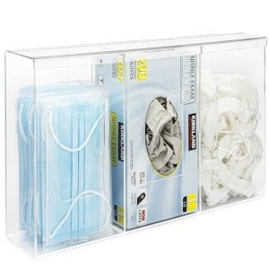 Triple Hygiene Dispenser Station with Lid
