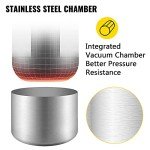 VEVOR 2-Gallon Acrylic Lid Vacuum Chamber