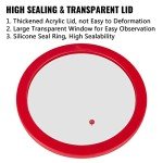 VEVOR 2-Gallon Acrylic Lid Vacuum Chamber