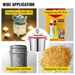 VEVOR 2-Gallon Acrylic Lid Vacuum Chamber