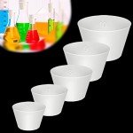 5 Pack Assorted Solid Rubber Stoppers - White