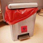 12 Pack Waterproof Biohazard Warning Stickers