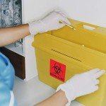 12 Pack Waterproof Biohazard Warning Stickers