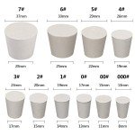 29-Pack Solid Rubber Stoppers in 10 Sizes