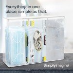 Triple Hygiene Dispenser Station with Lid
