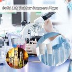 5 Pack Assorted Solid Rubber Stoppers - White