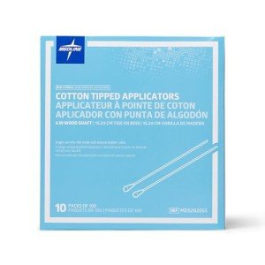 Medline 15.2 cm Cotton Tip Applicators, 10000 Pack
