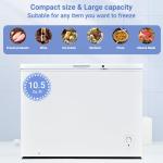 10.5 Cu. Ft. Deep Chest Freezer with Baskets
