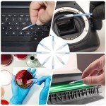 Cleaning Foam Tip Swabs for Lab and Detailing (300PCS)