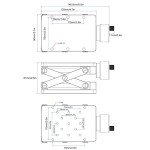 Adjustable Lab Scissor Jack Stand, 10Kg Capacity