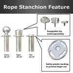 Custom Rope Queue Stanchion for Event Control