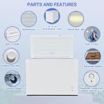 10.5 Cu. Ft. Deep Chest Freezer with Baskets