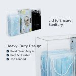 Triple Hygiene Dispenser Station with Lid