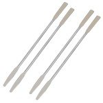 4-Piece Stainless Steel Lab Spatula Set