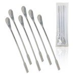 Stainless Steel Lab Spatula Set - 9 in. (6PK)