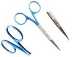 German Iris Micro Dissecting Scissors Set - 4.5