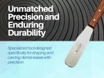 Set of 3 Stainless Steel Dental Lab Spatulas