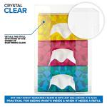 Triple Acrylic Gloves Dispenser and Tissue Box Holder