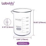 Griffin Low Form Glass Beaker 5000ml