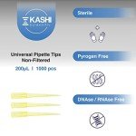 Universal 200uL Sterile Pipette Tips - 1000 Count