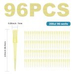 LVDALAB 200µl Autoclavable Pipette Tips with Rack
