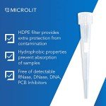 Microlit Low-Retention 10µL Pipette Tips, 960 Count