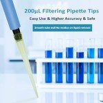 LVDALAB 200µl Autoclavable Pipette Tips with Rack