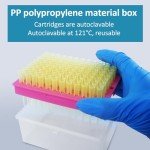 LVDALAB 200µl Autoclavable Pipette Tips with Rack