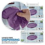 White Metal Triple Gloves Dispenser and Tissue Holder