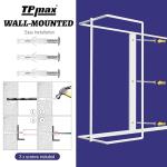 Glove and Tissue Box Holder with Rack