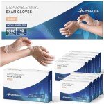 1000 Disposable Latex-Free Vinyl Medical Gloves