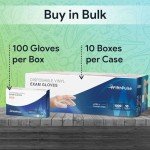 1000 Disposable Latex-Free Vinyl Medical Gloves