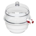 SP Bel-Art Space Saver Polycarbonate Vacuum Desiccator