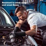 Chumia Heavy Duty Chemical Resistant Latex Gloves