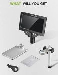 ANNLOV 1200X LCD Digital Microscope with Stand
