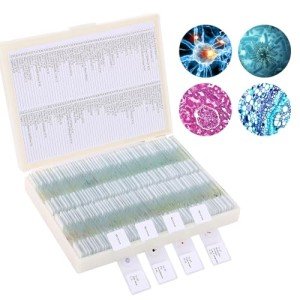 OOZSTAR 120 Microscope Slides Set for Biology