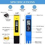Digital pH and TDS Meter Kit, 3 Pack