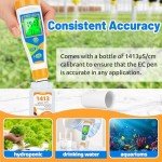 Digital pH and EC Meter for Water Testing