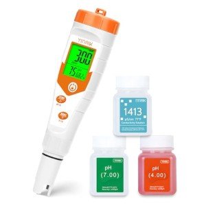 pH and EC Meter for Hydroponics and Plant Growth